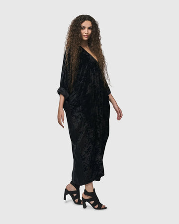 alembika-saturnalia-ad133b-samt-muumuu-kleid-schwarz image 4