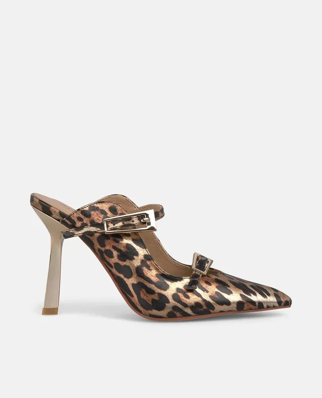 alma-en-pena-slingback-pumps-mit-doppelschnalle-camel-10-cm image 1