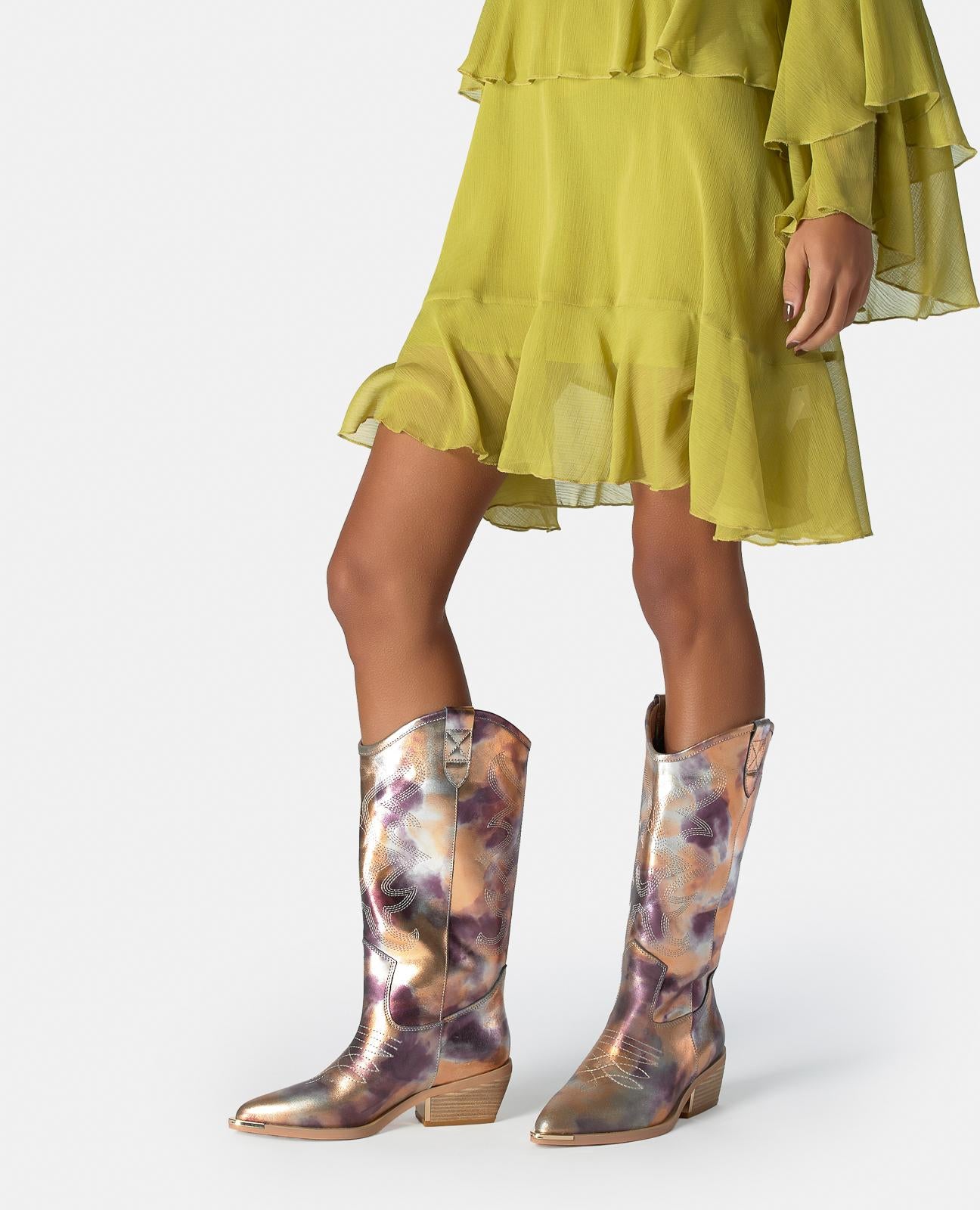 alma-en-pena-special-cowboy-boot-stiefel-lila-5-cm-schaft-35-cm image 5