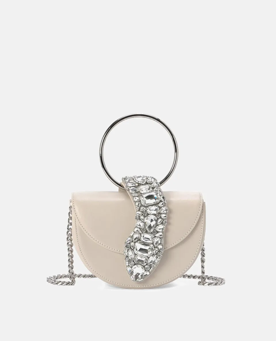 alma-en-pena-snake-schultertasche-halbmond-leder-kette image 1
