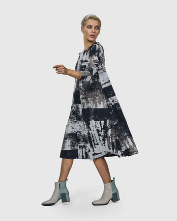 alembika-digi-a-linie-kleid-marble image 2