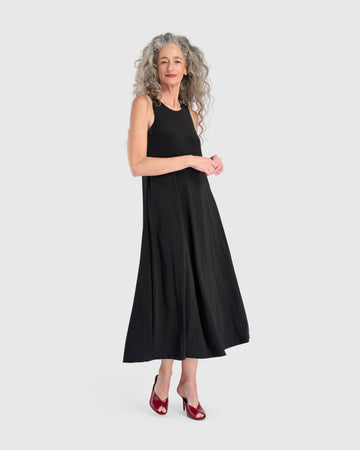 alembika-essential-slinky-tank-midi-kleid-schwarz image 2