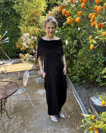 alembika-savoir-maxi-dress-black-cocoon-maxikleid-mit-taschen image 3