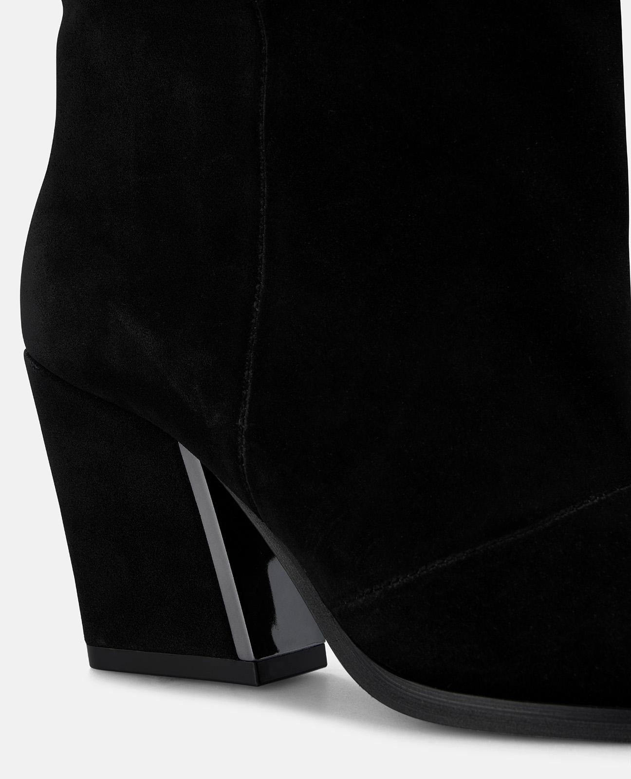 alma-en-pena-peep-toe-stiefeletten-schwarz-4-cm-blockabsatz image 4