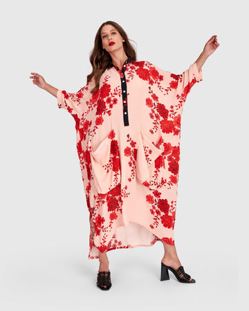 alembika-kiku-oversized-dress-ed301p-apricot-floral-maxikleid image 6