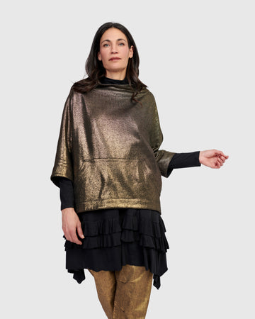 alembika-roxy-pullover-top-gold-metallic image 7