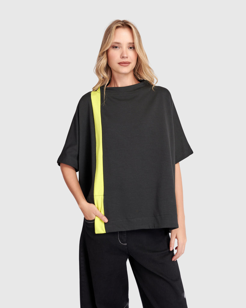 alembika-urban-buzz-boxy-top-soft-black image 1