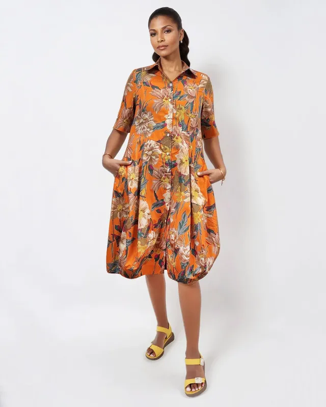 alembika-barb-cotton-shirtdress-garden-baumwoll-midikleid image 1
