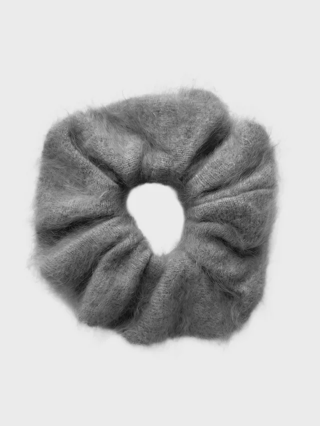 absolut-sterenn-damen-scrunchie-aus-geb-rstetem-kaschmir-grau image 1
