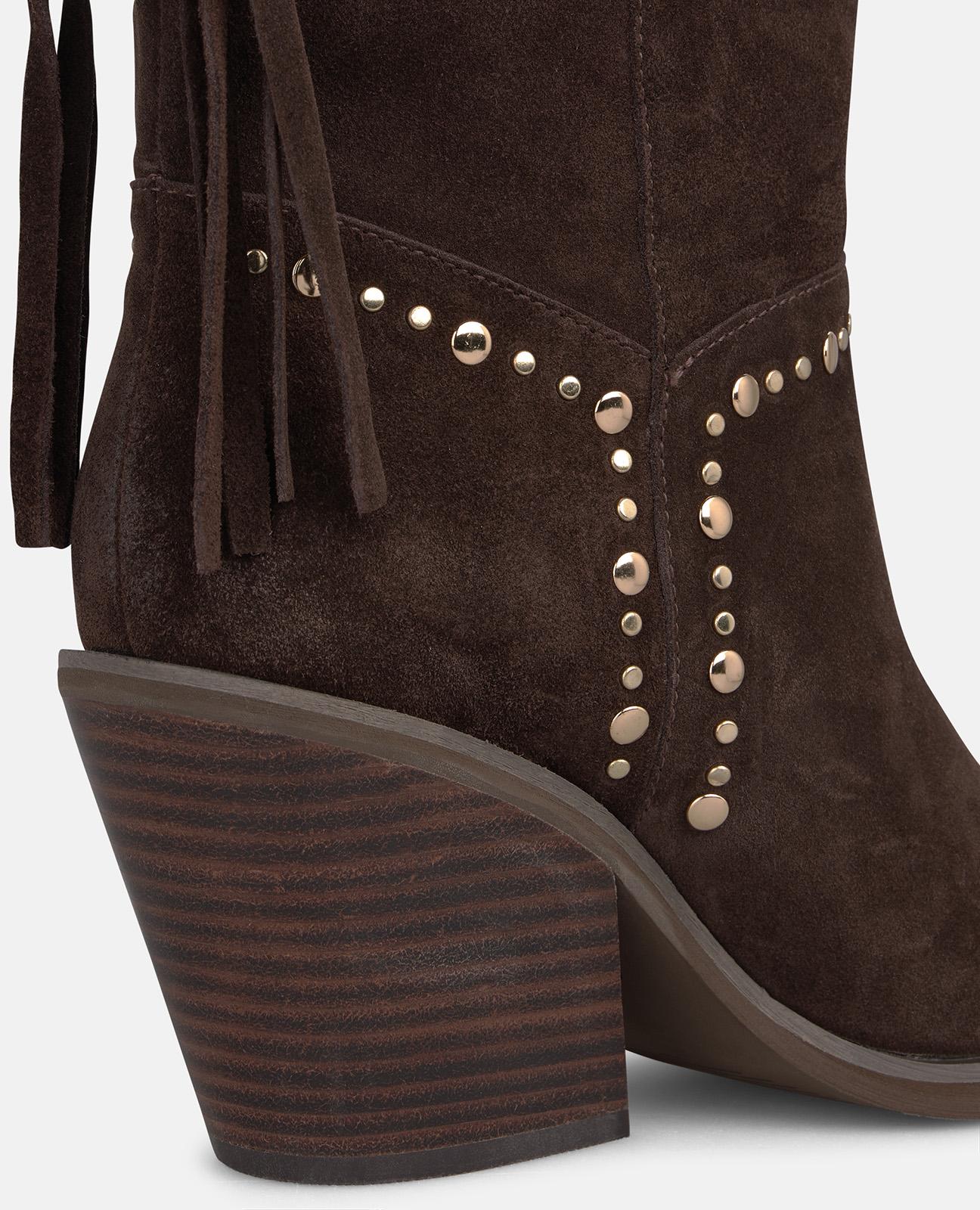 alma-en-pena-suede-cowboy-boots-stiefelette-braun-8-cm image 4