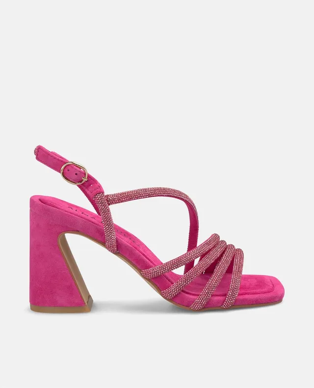 alma-en-pena-sandalen-gekreuzt-glitzer-riemen-high-heels-fuchsia-9-8-cm image 1