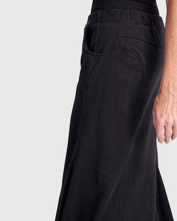 alembika-terry-pieced-maxi-rock-schwarz image 3