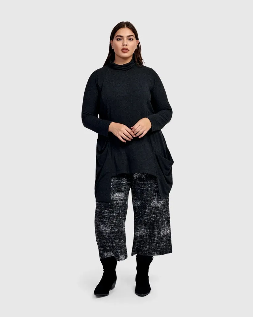 alembika-urban-engines-turtleneck-top-graphite image 1