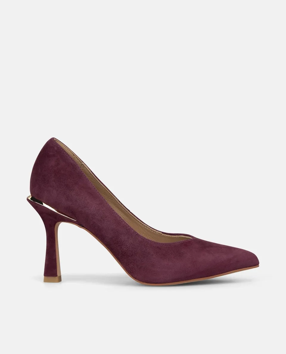 alma-en-pena-stiletto-pumps-bordeaux-lack-offene-zehenpartie-8-cm-absatz image 1