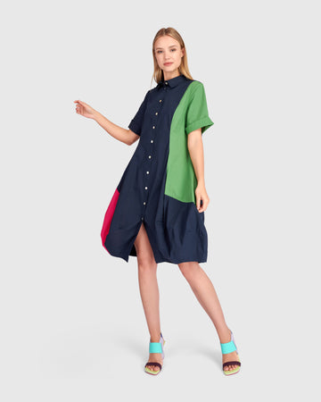 alembika-barb-baumwoll-hemdblusenkleid-navy-multi image 7