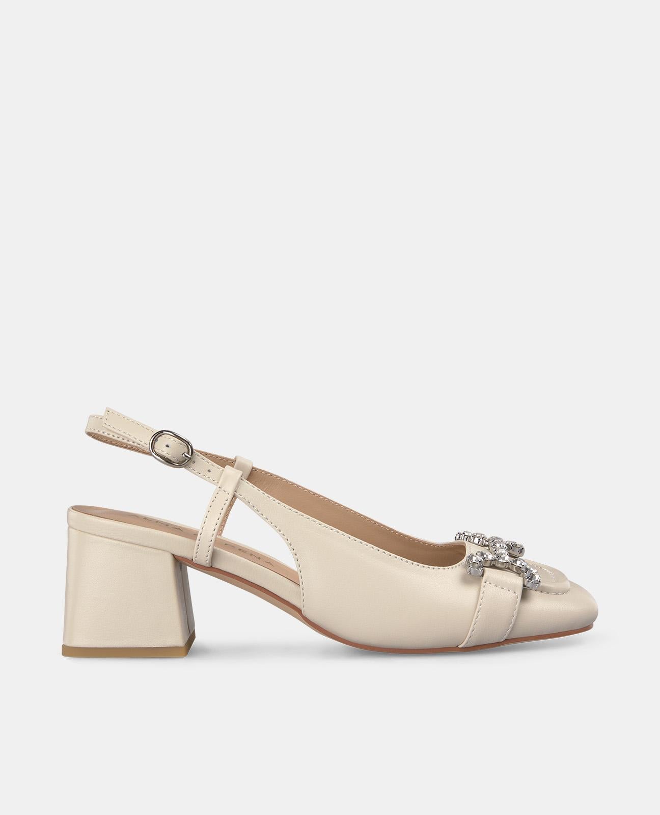 alma-en-pena-estribo-pumps-wei-mit-strass-steigb-gel-5-5-cm image 1