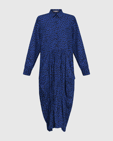 alembika-simone-cocoon-kleid-kobalt image 8