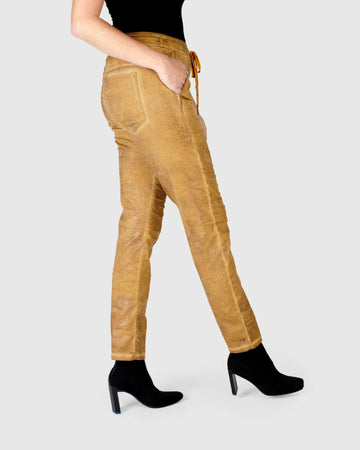 alembika-crocodile-iconic-stretch-jeans-ochre image 2