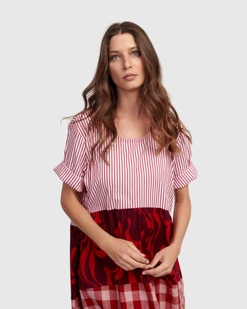 alembika-greta-relaxed-kleid-mix-damen-sommer-cocon-kleid image 4