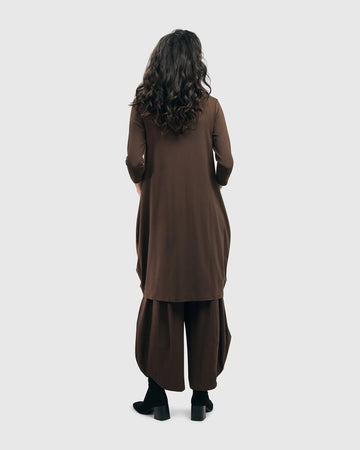 alembika-essential-draped-cocoon-jacke-coffee image 5