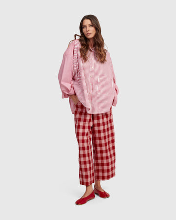 alembika-brunch-trousers-check-karo-leinenhose image 8
