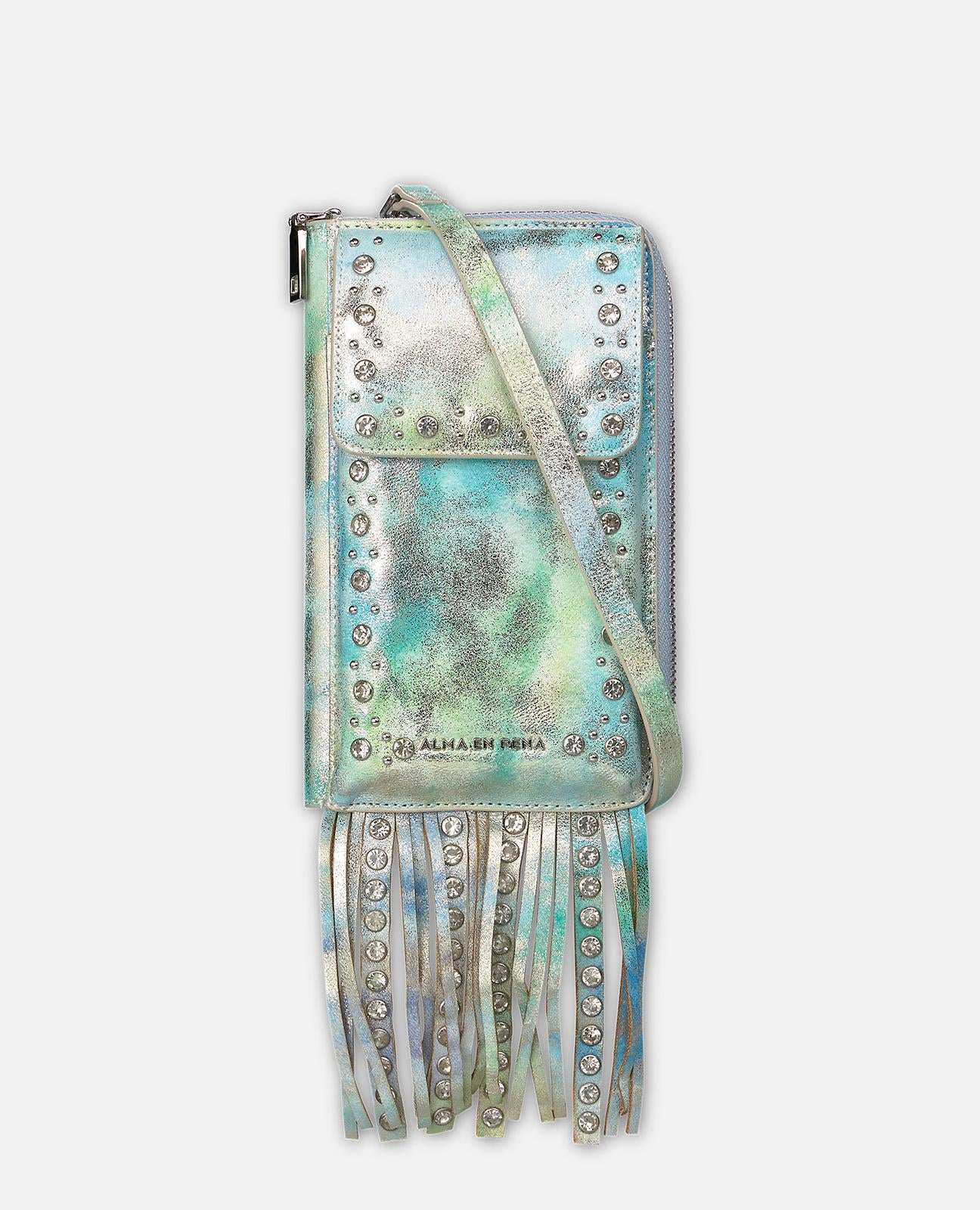 alma-en-pena-natalia-strass-clutch-umh-ngetasche-t-rkis image 1