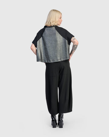 alembika-velma-raglan-top-silber-metallic image 4