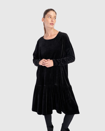 alembika-everyday-velvet-babydoll-kleid-schwarz-samtkleid image 4