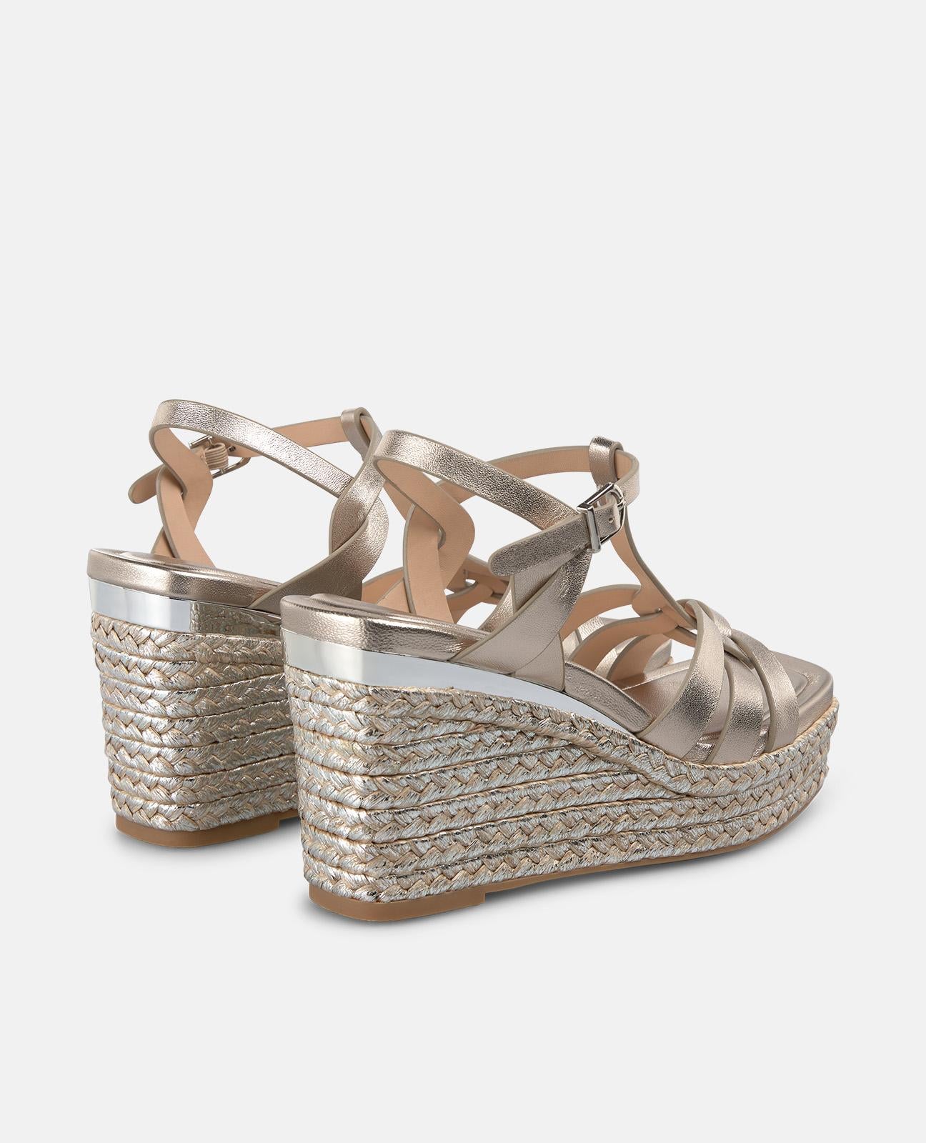 alma-en-pena-multiple-strap-esparto-wedge-sandal-keil-sandale-bronze-9-cm image 3