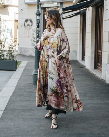 alembika-dionne-maxi-kleid-floral-a-linie-mit-taschen image 2