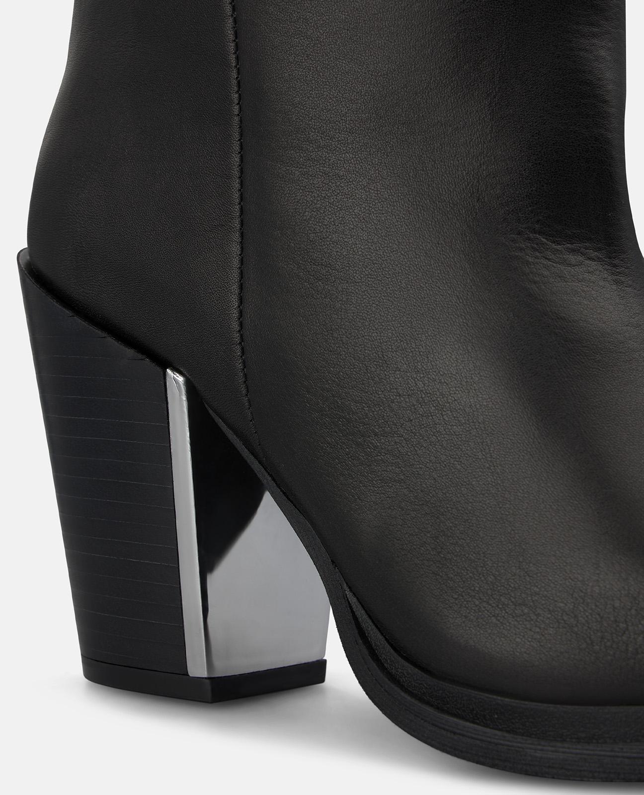 alma-en-pena-high-top-leather-boots-stiefel-schwarz image 4