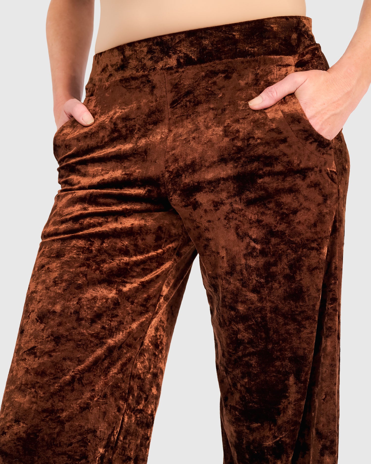 alembika-crushed-velvet-flow-pants-maple-samthose image 3