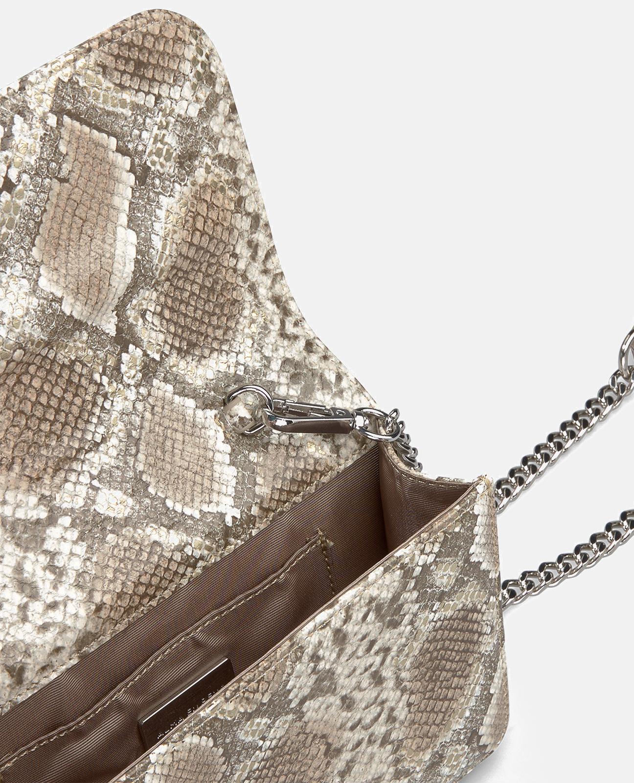 alma-en-pena-snake-flap-damen-schultertasche-leder-vison-kette image 3