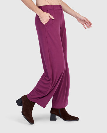 alembika-essential-flow-pants-sangria image 3
