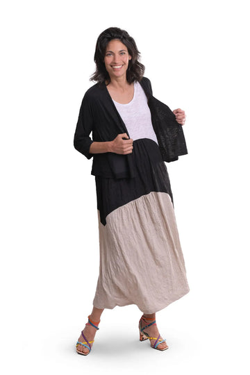 alembika-go-to-crinkle-cardigan-jacke-schwarz image 4
