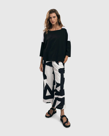 alembika-urban-emerson-top-mono-schwarz-wei image 2