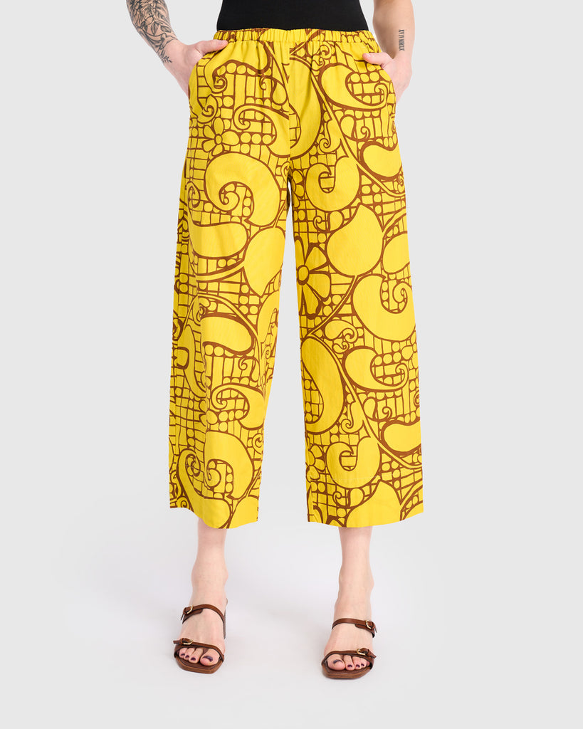 alembika-sunlace-cotton-pants-damenhose-in-gelb image 1