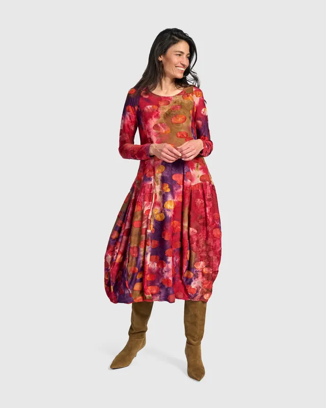 alembika-calliope-crew-cocoon-kleid-berry-mix image 1