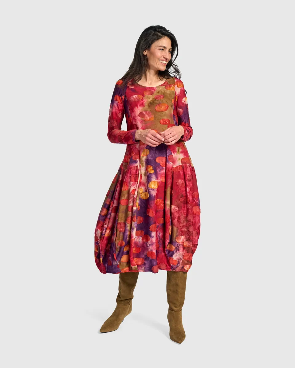alembika-calliope-crew-cocoon-kleid-berry-mix image 1