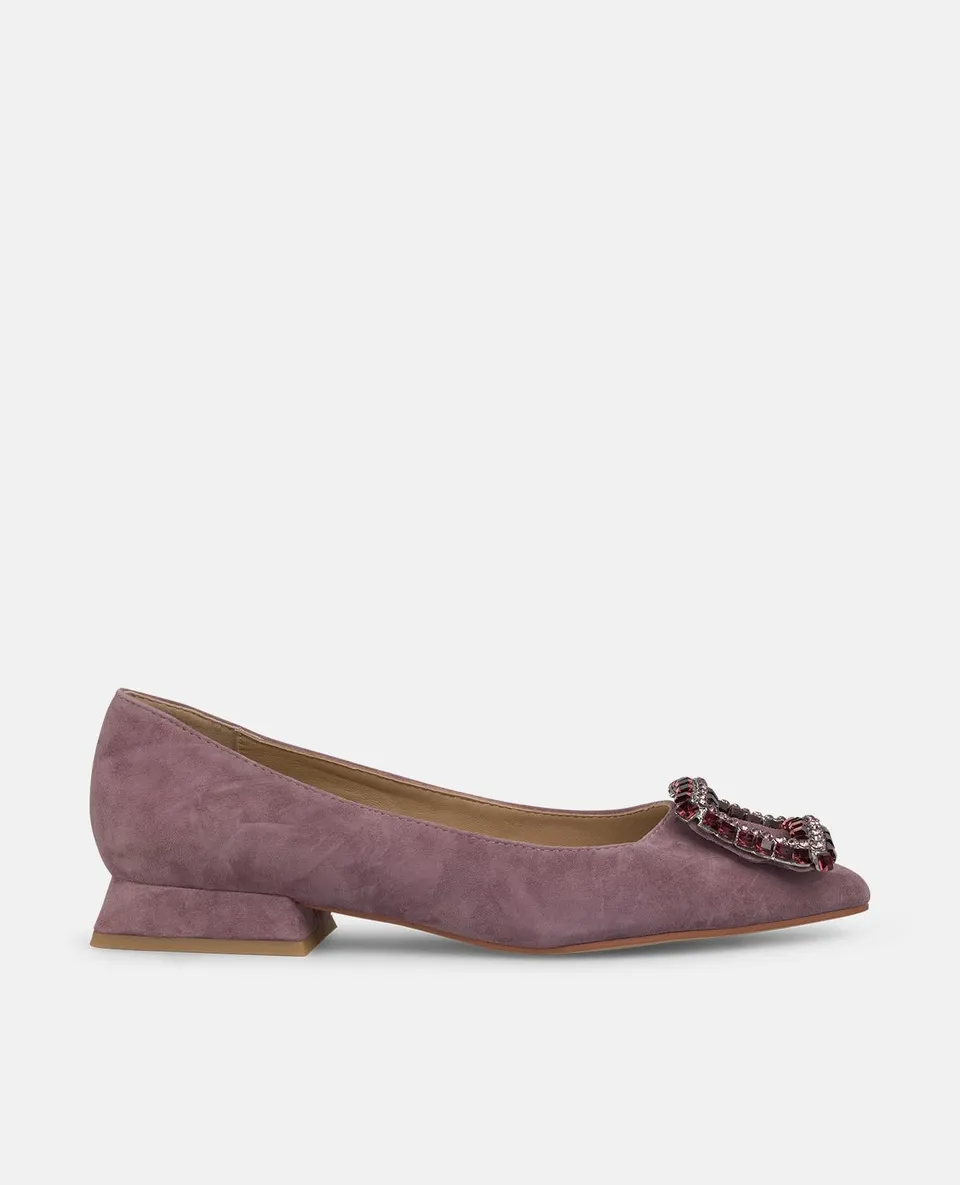 alma-en-pena-square-ornament-ballerina-lavanda-flacher-damenschuh-mit-strass image 1