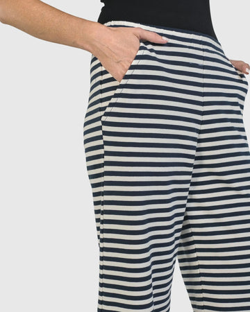 alembika-urban-lagoa-striped-pants-navy-french-terry-cropped-hose image 3