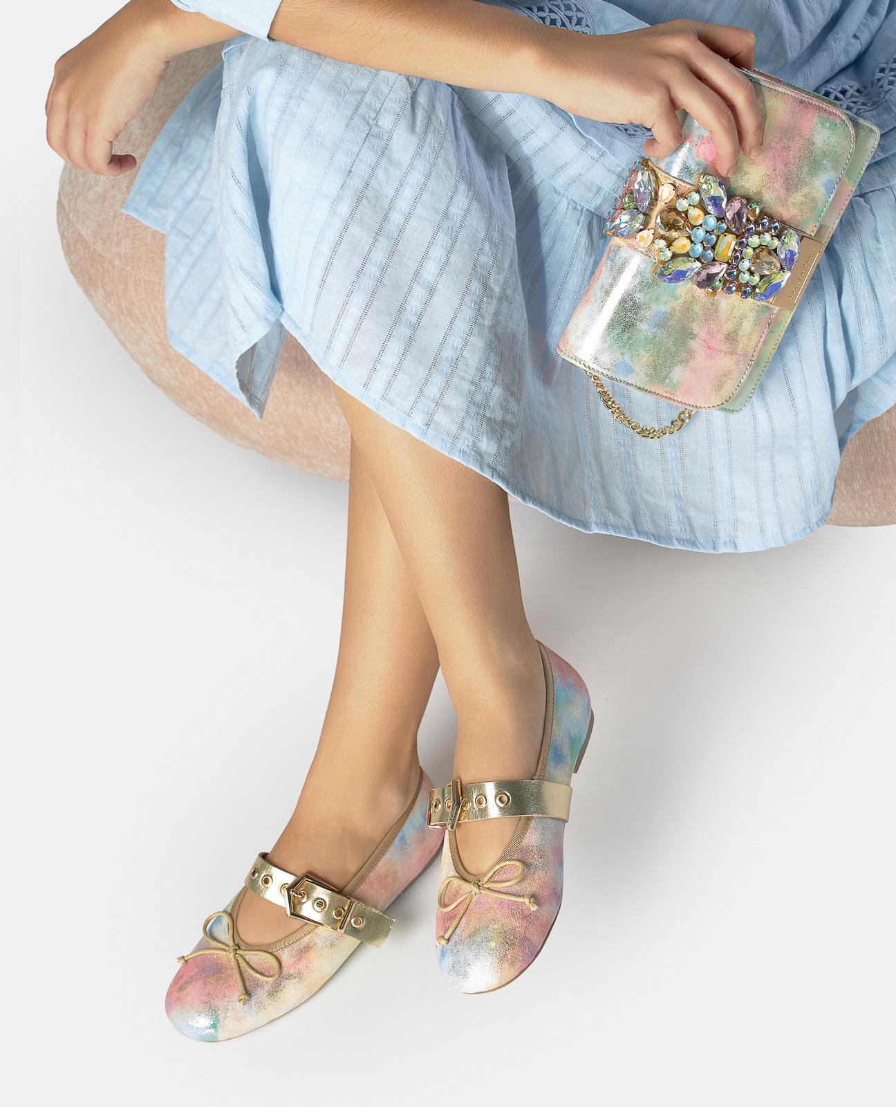 alma-en-pena-ballerinas-rosa-multicolor-fantasy-effekt-schnalle-2-cm-absatz image 5