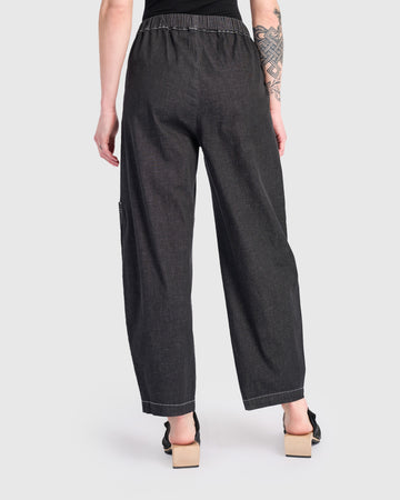 alembika-denim-papaya-relaxed-hose-schwarz image 5