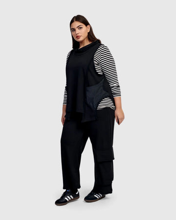 alembika-urban-logan-pullover-rmellose-weste-schwarz image 7