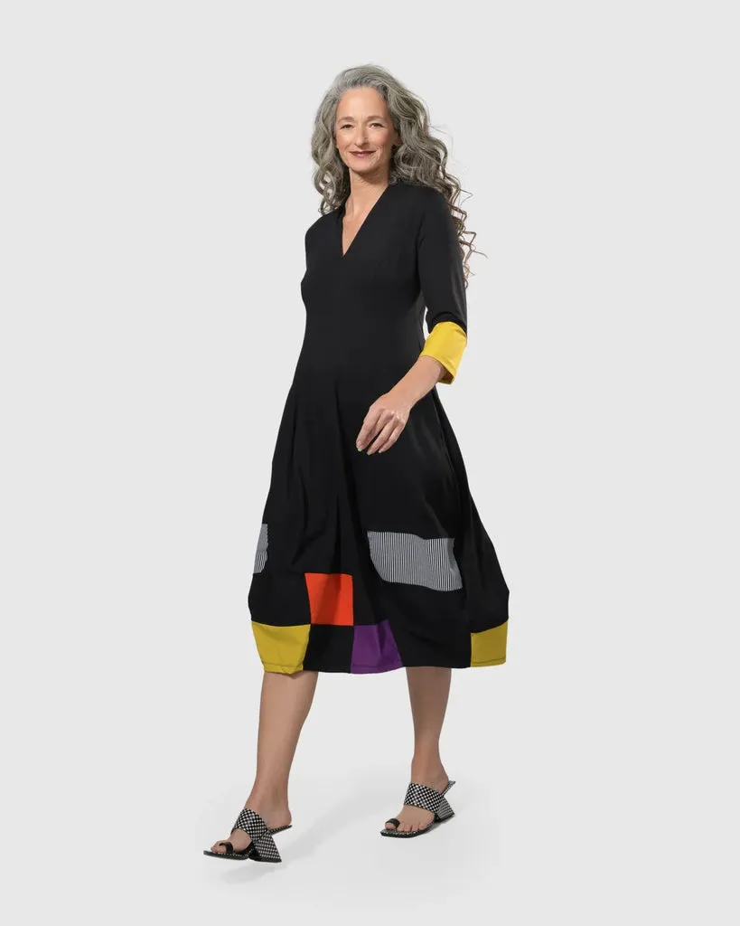 alembika-tekbika-kaitlan-cocoon-kleid-multi image 1
