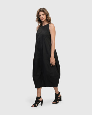 alembika-urban-soho-sleeveless-cocoon-kleid-black image 8