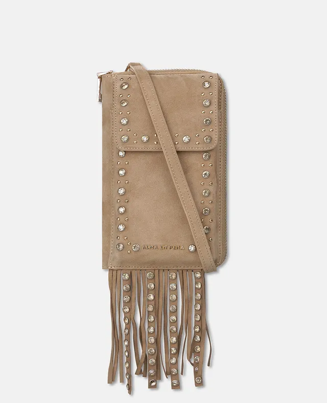 alma-en-pena-natalia-clutch-mit-strass-arena-leder image 1