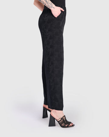 alembika-sabi-straight-pants-black-jacquard-damen image 4