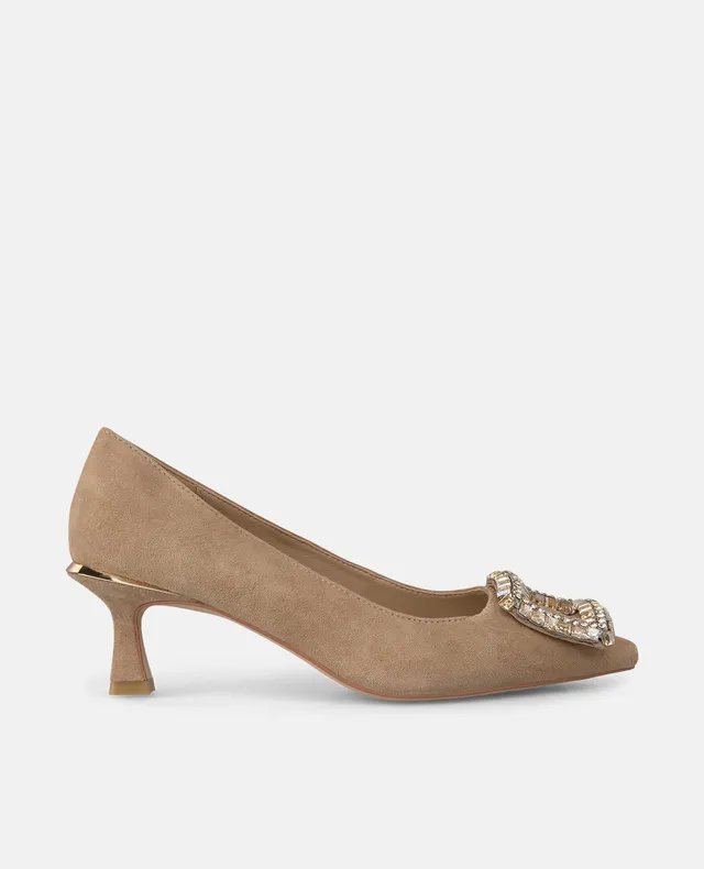 alma-en-pena-pumps-mit-schmuck-schnalle-camel-6-cm image 1