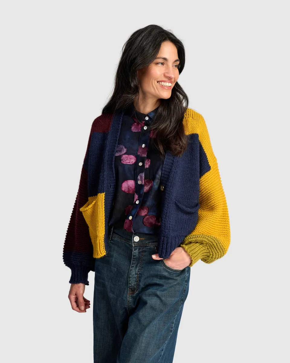 alembika-carnival-chunky-cardigan-collegiate-mix image 1